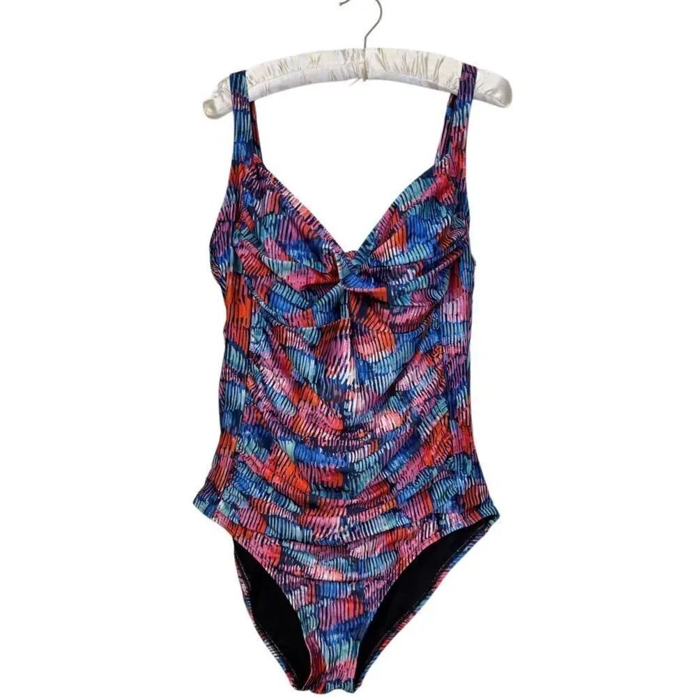 Swimsuits For All Full Coverage One Piece Swimsuit Plus Sz. 25